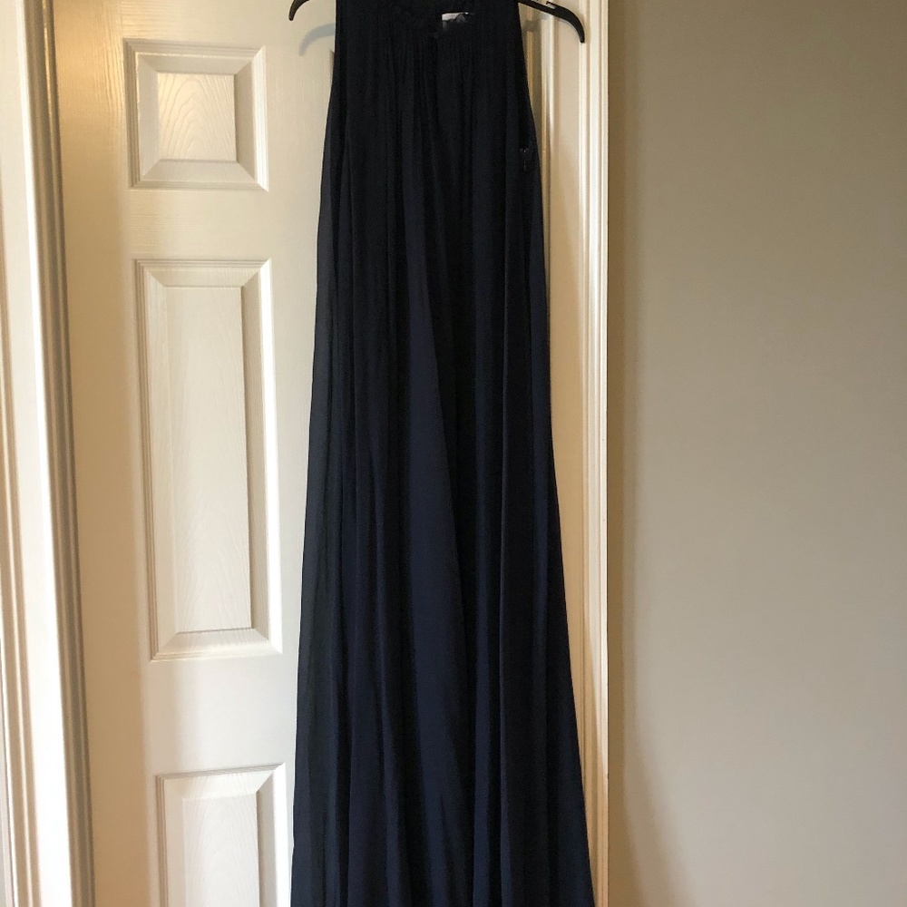 Deep blue formal gown